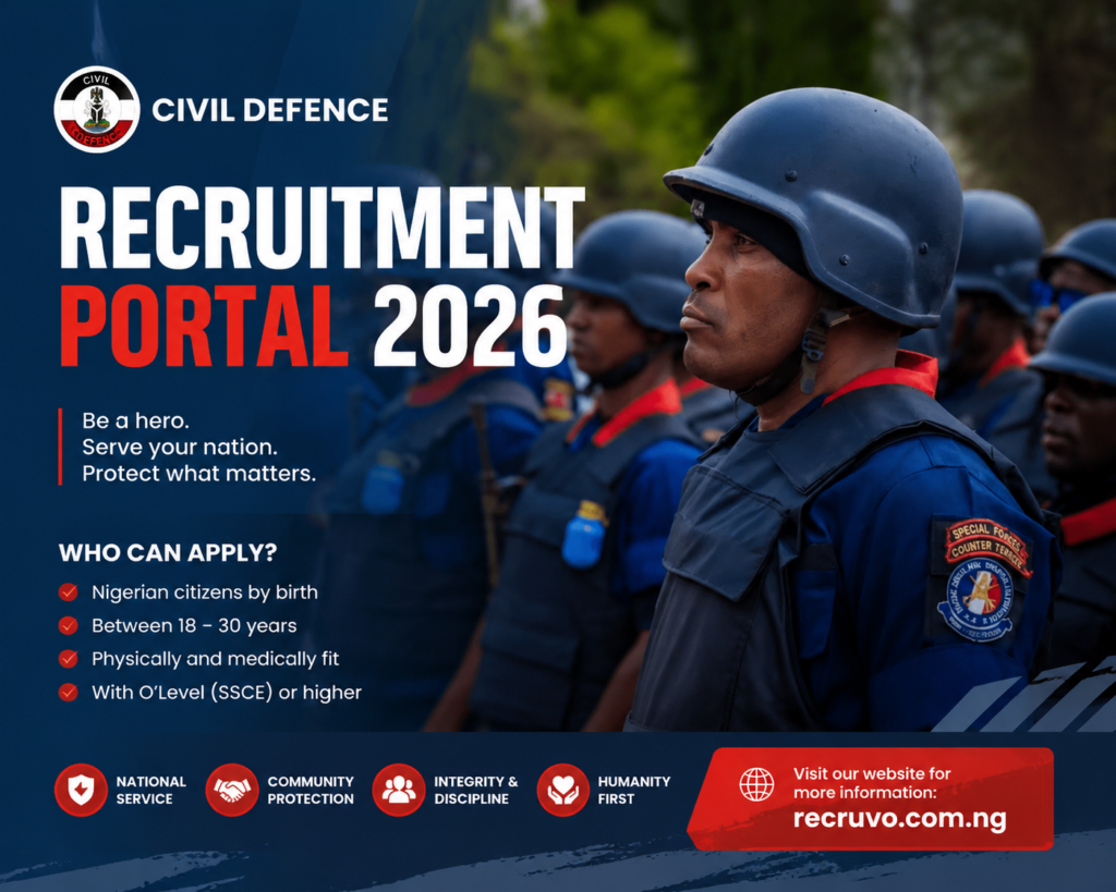 Civil Defence Recruitment Portal 2026