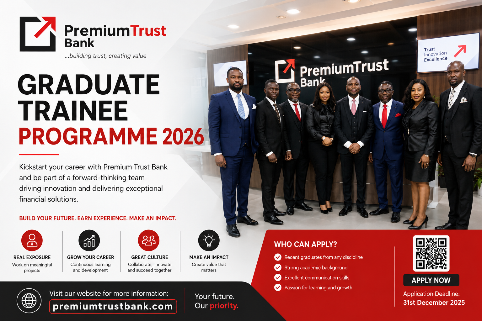 PremiumTrust Bank Graduate Trainee Programme 2026
