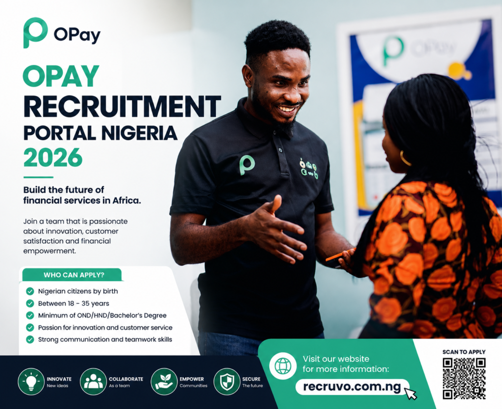opay recruitment portal nigeria 2026