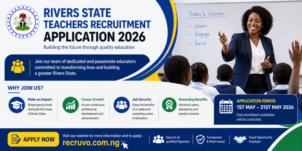 rivers state teachers recruitment 2026